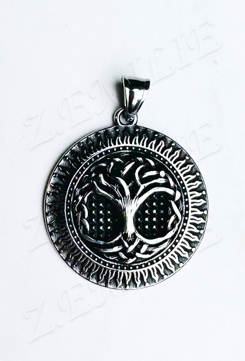 Grossiste Z. Emilie - Pendentif acier arbre de vie