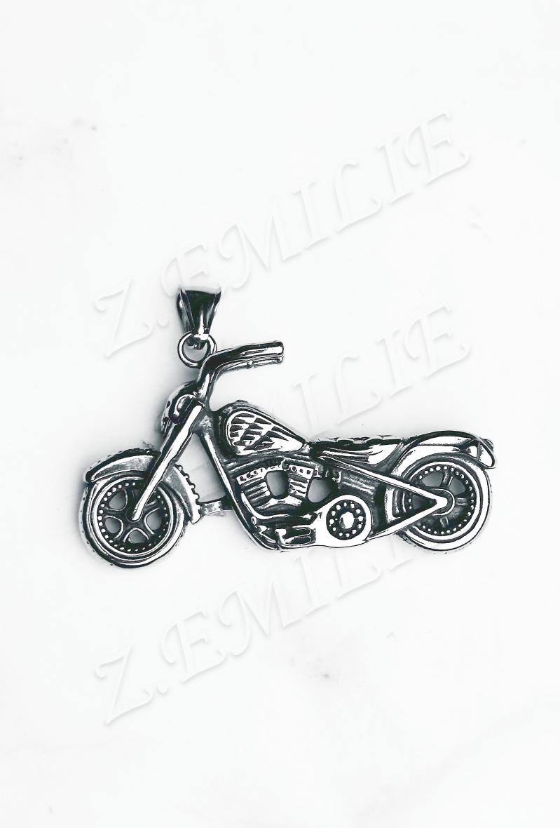 Grossiste Z. Emilie - Pendentif acier moto