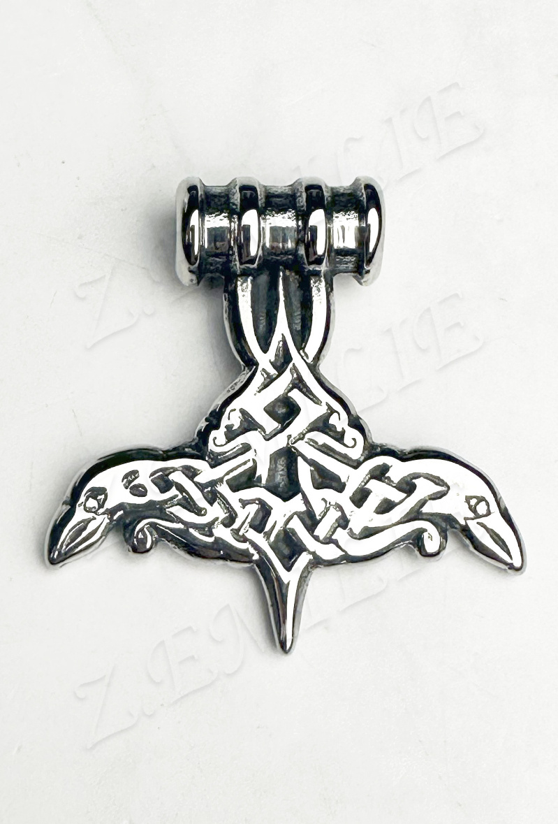 Grossiste Z. Emilie - Pendentif acier Viking