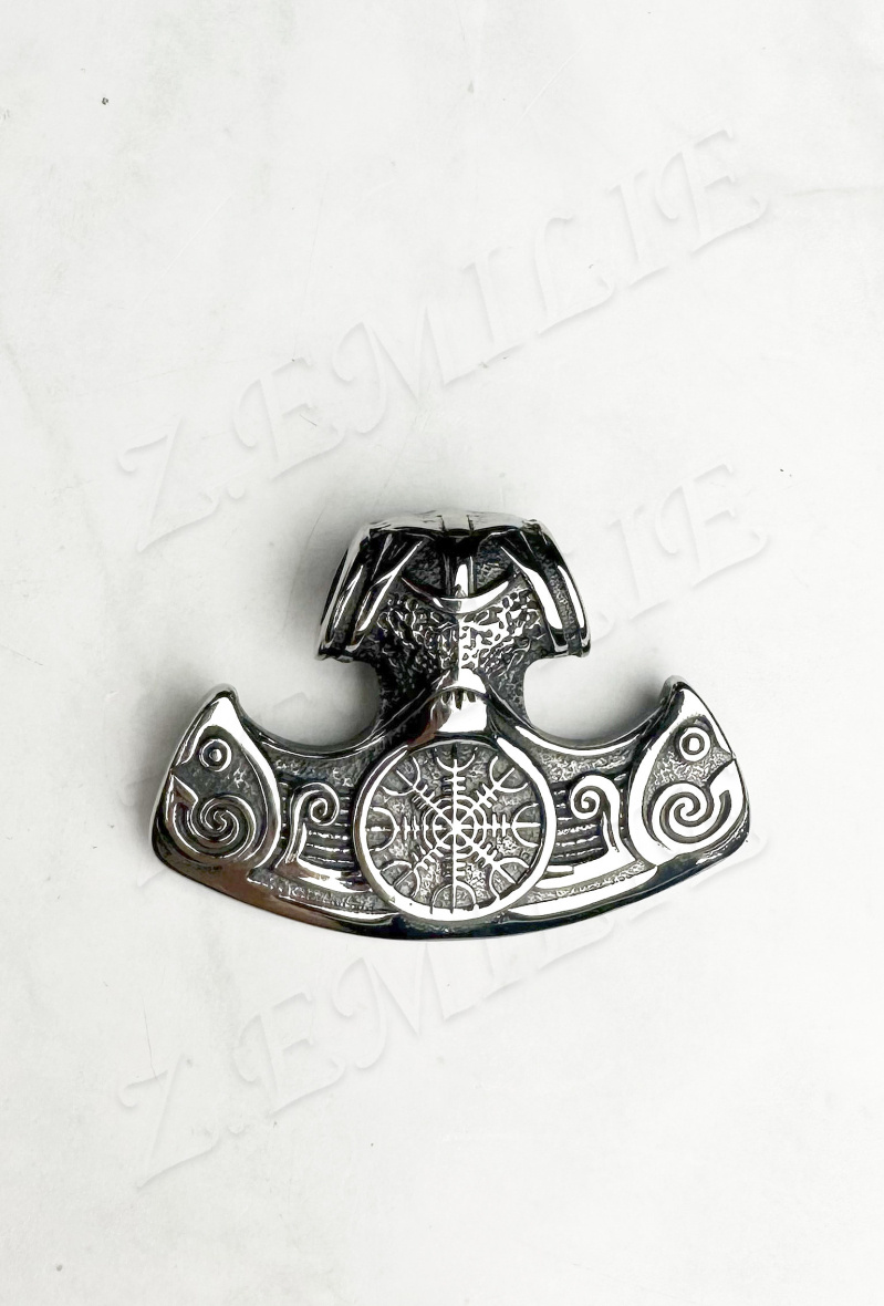 Grossiste Z. Emilie - Pendentif acier viking