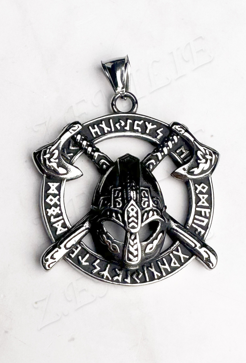 Grossiste Z. Emilie - Pendentif acier viking