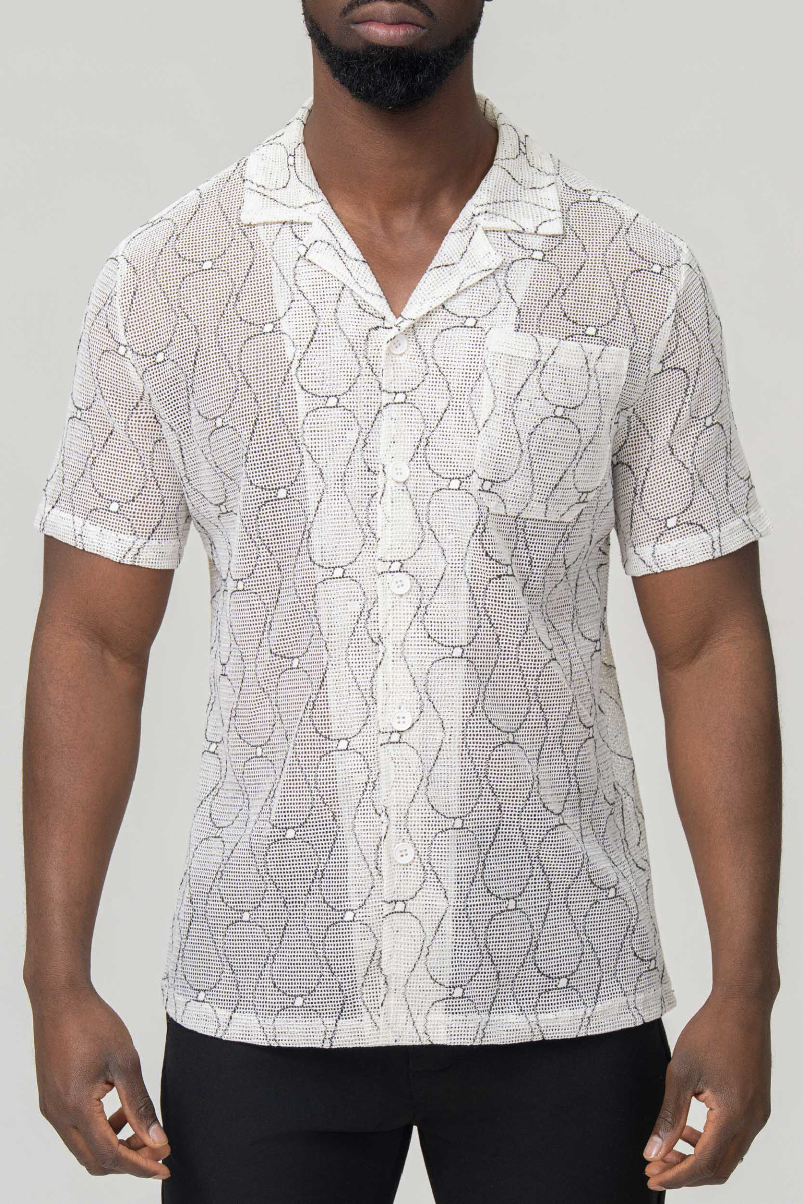 Mayorista Zayne Paris - Camisa de hombre con estampados