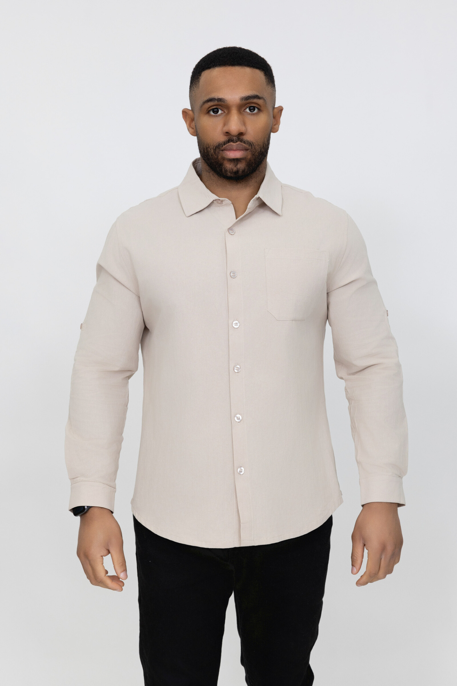 Wholesaler Zayne Paris - Men's shirt with turned sleeve