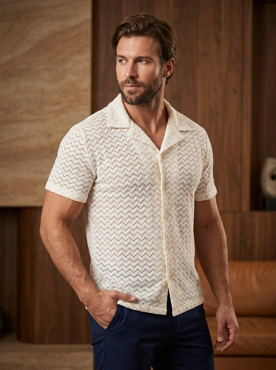 Grossista Zayne Paris - Camicia estiva leggera con apertura