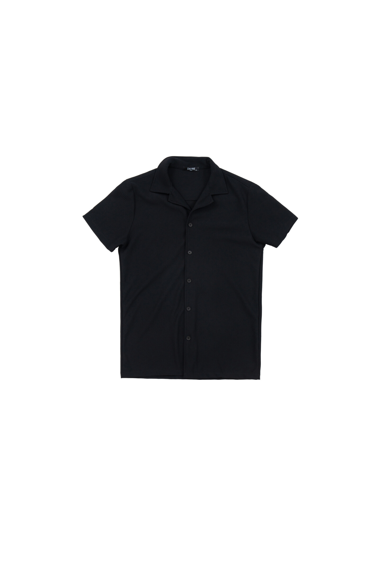 Grossista Zayne Paris - Camicia a maniche corte con scollo a V e colletto button-down