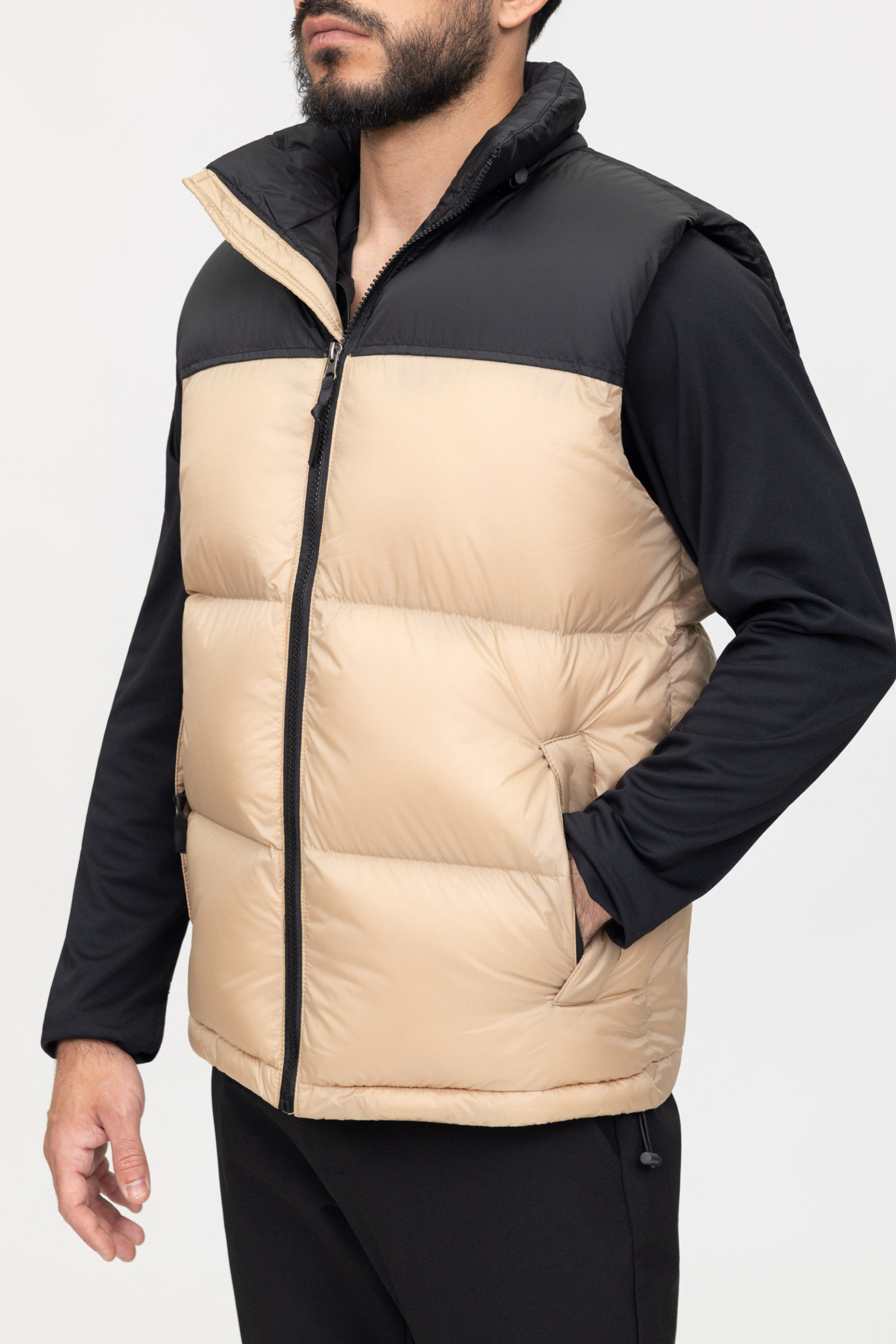 Großhändler Zayne Paris - Ärmellose Herren-Daunenjacke KD1670
