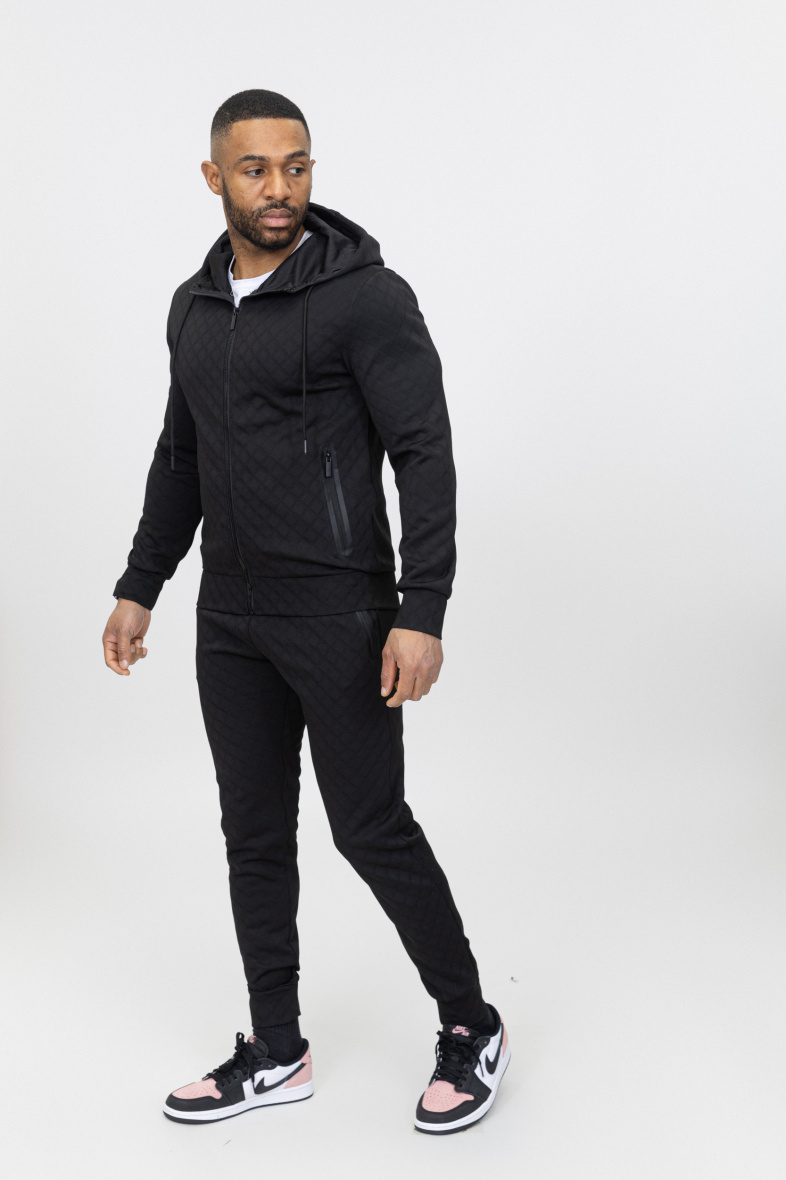 Grossiste Zayne Paris - Ensemble jogging avec capuche et zip