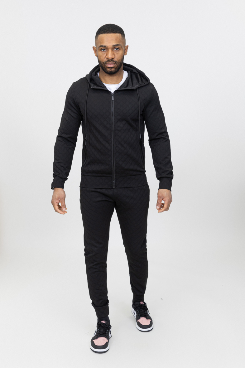 Grossiste Zayne Paris - Ensemble jogging avec capuche et zip