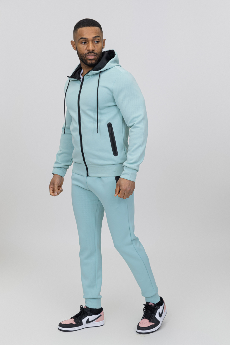 Grossiste Zayne Paris - Ensemble jogging avec capuche et zip
