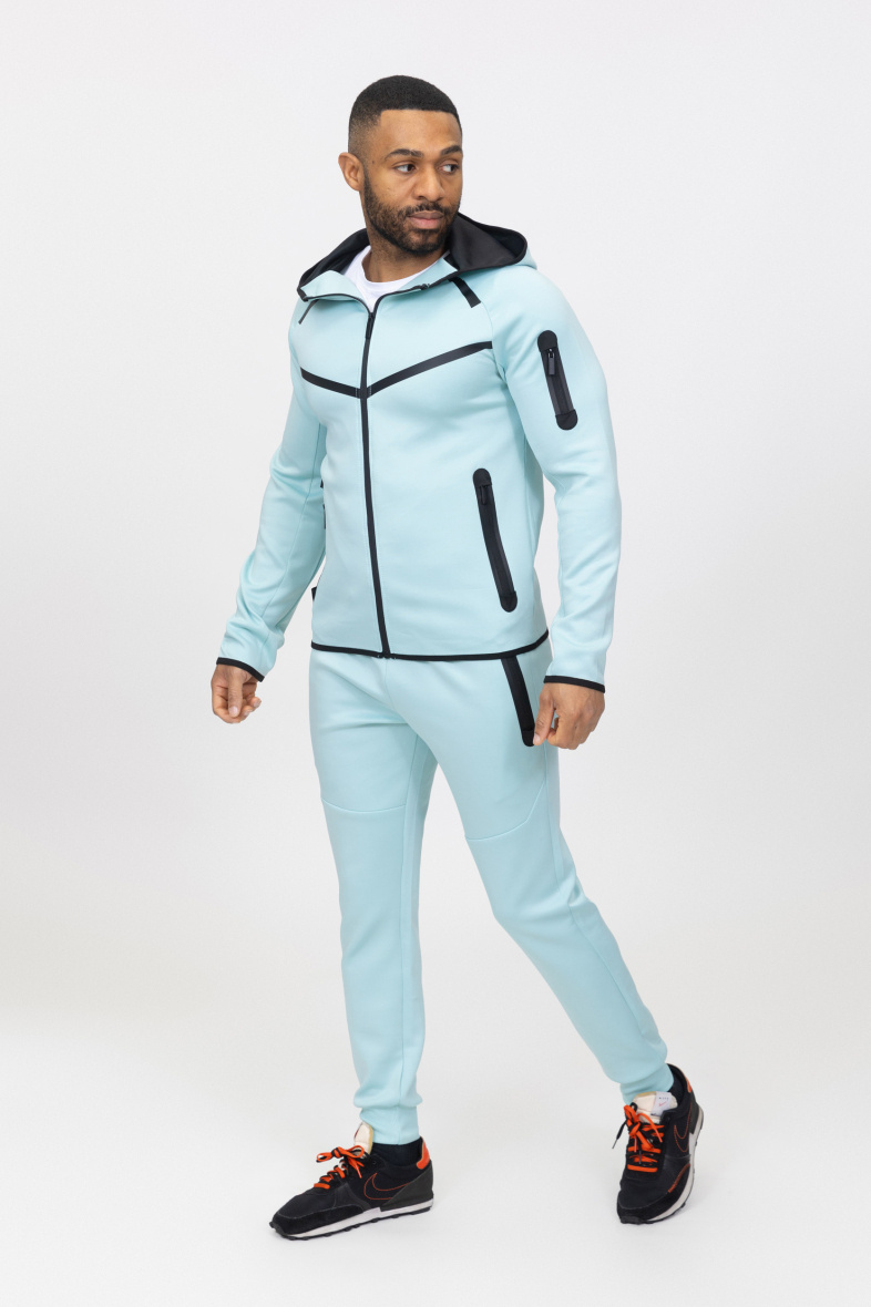 Grossiste Zayne Paris - Ensemble jogging zip avec capuche