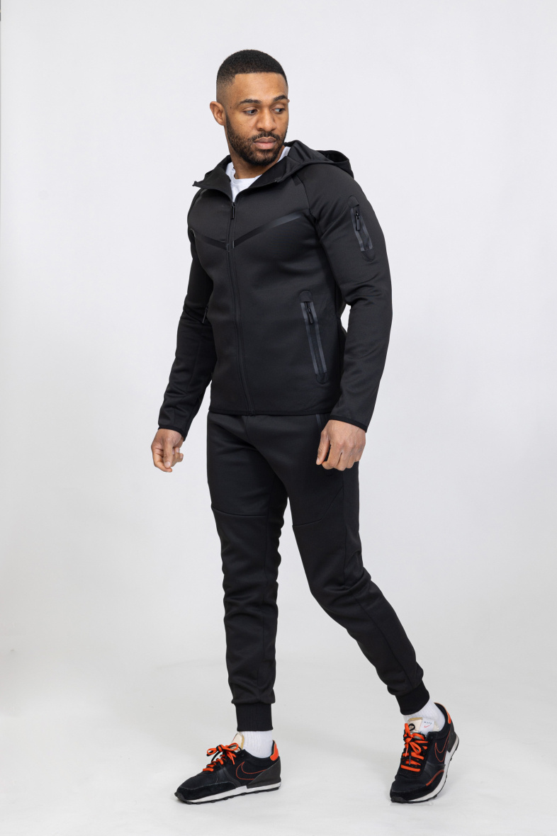 Grossiste Zayne Paris - Ensemble jogging zip avec capuche