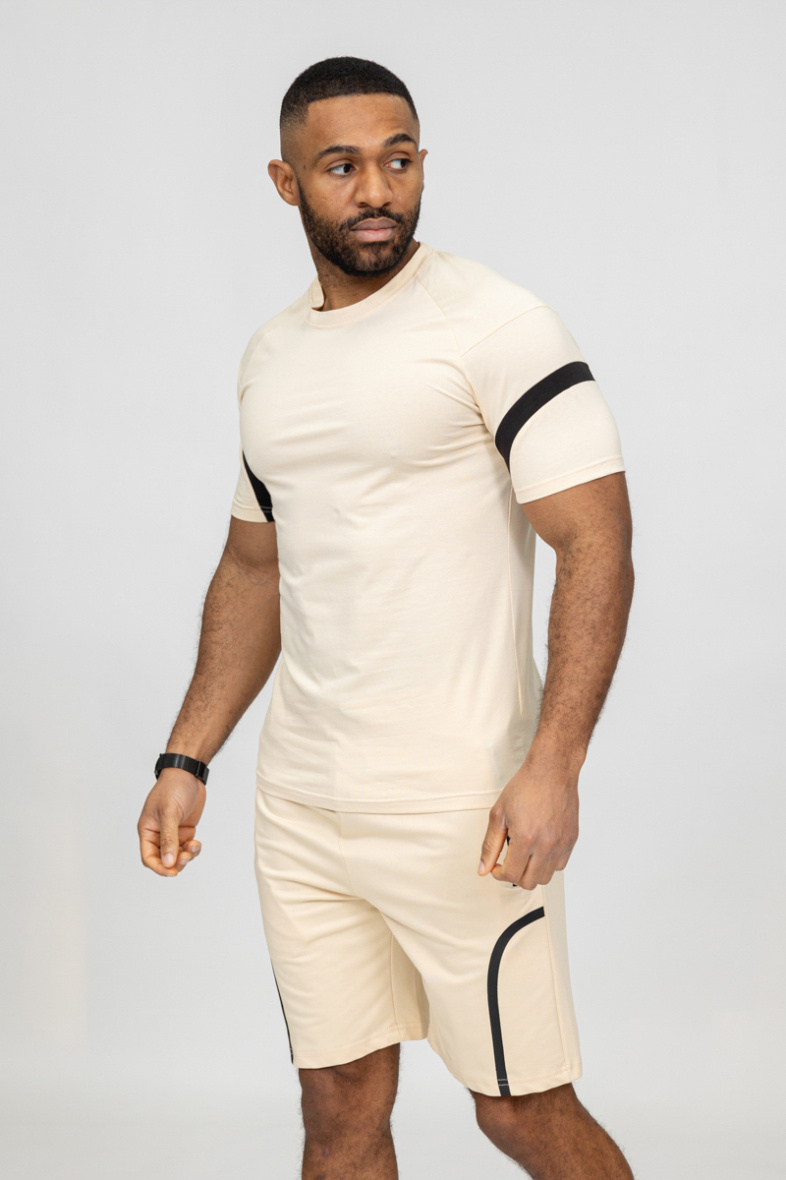 Grossiste Zayne Paris - Ensemble t-shirt + short avec poches