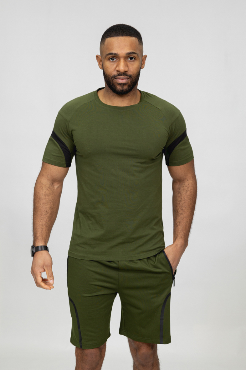 Grossista Zayne Paris - Completo t-shirt + shorts con tasche