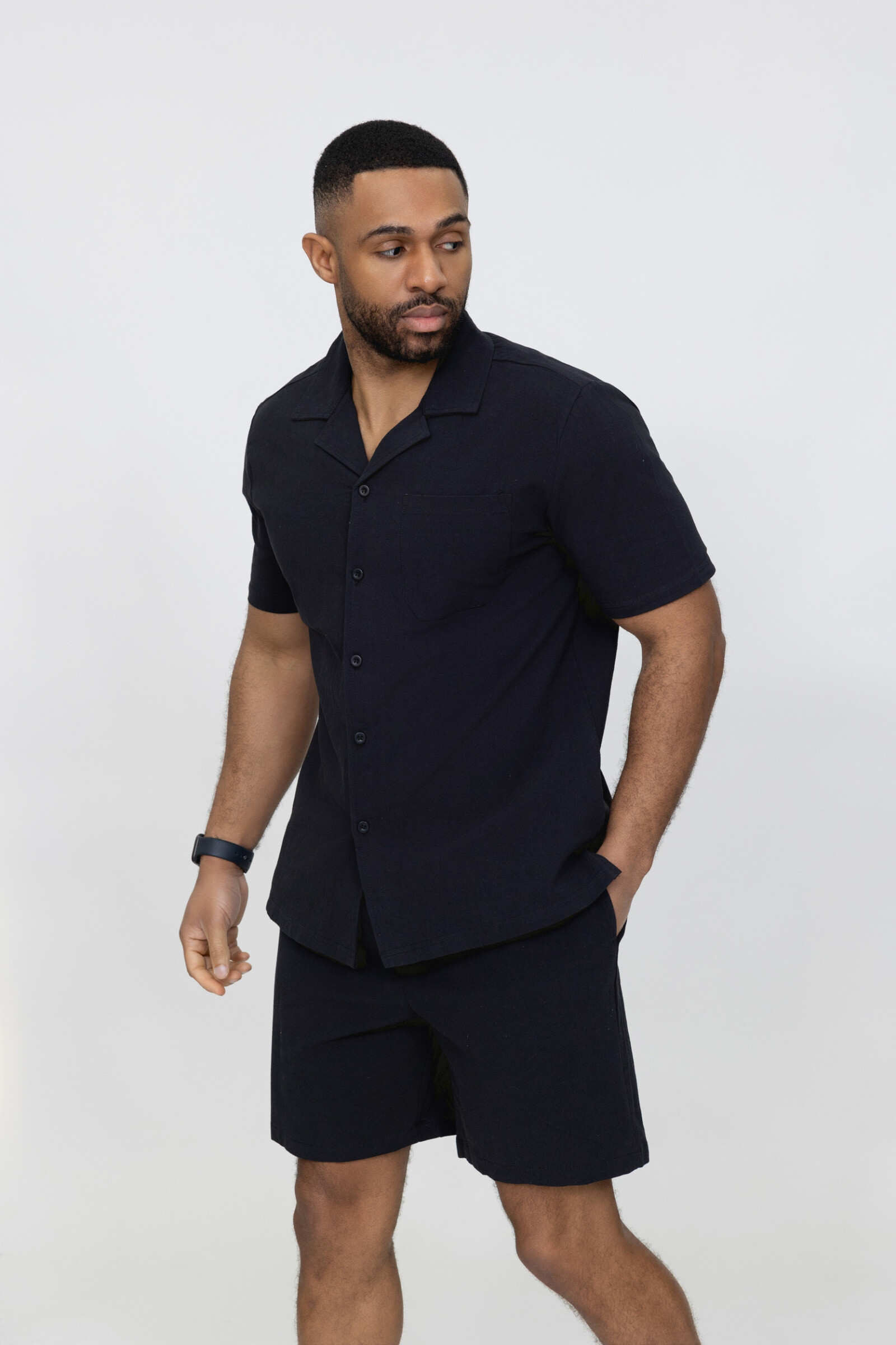Grossiste Zayne Paris - Ensemble chemise manche courte avec short