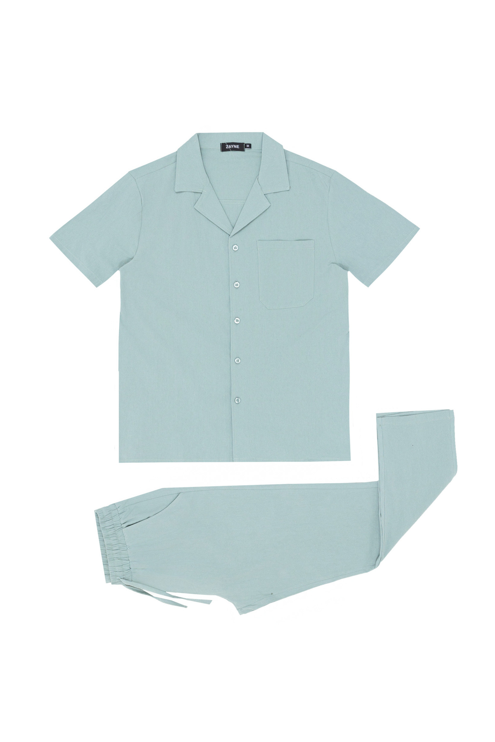 Ensemble Chemise à Manches Courtes Pantalon Droit - Switzerland