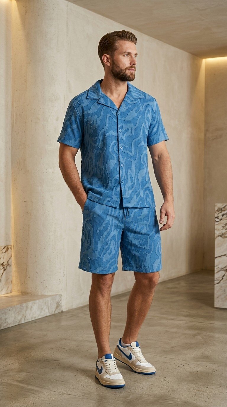 Wholesaler Zayne Paris - Fabric shirt and pants set