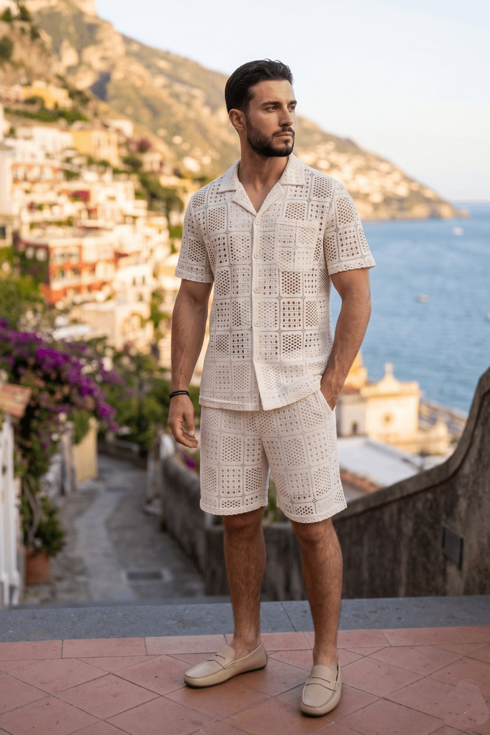 Wholesaler Zayne Paris - Men's lace shirt set