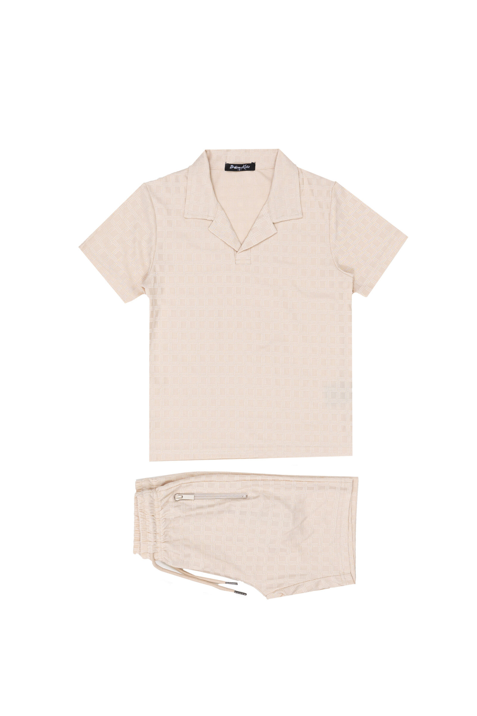 Wholesaler Zayne Paris - Top short set with pattern fabric