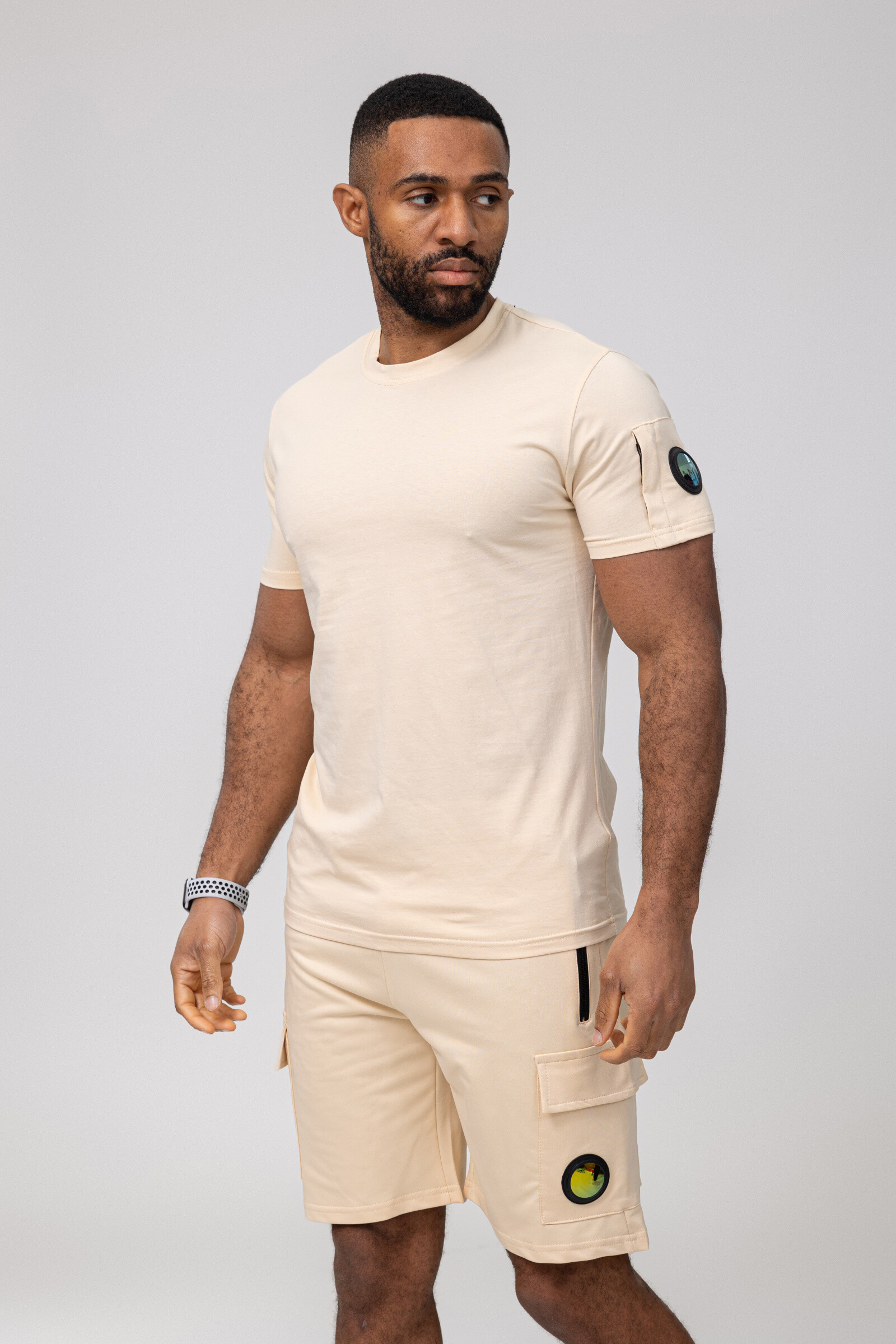 Grossiste Zayne Paris - Ensemble t-shirt + short avec poches