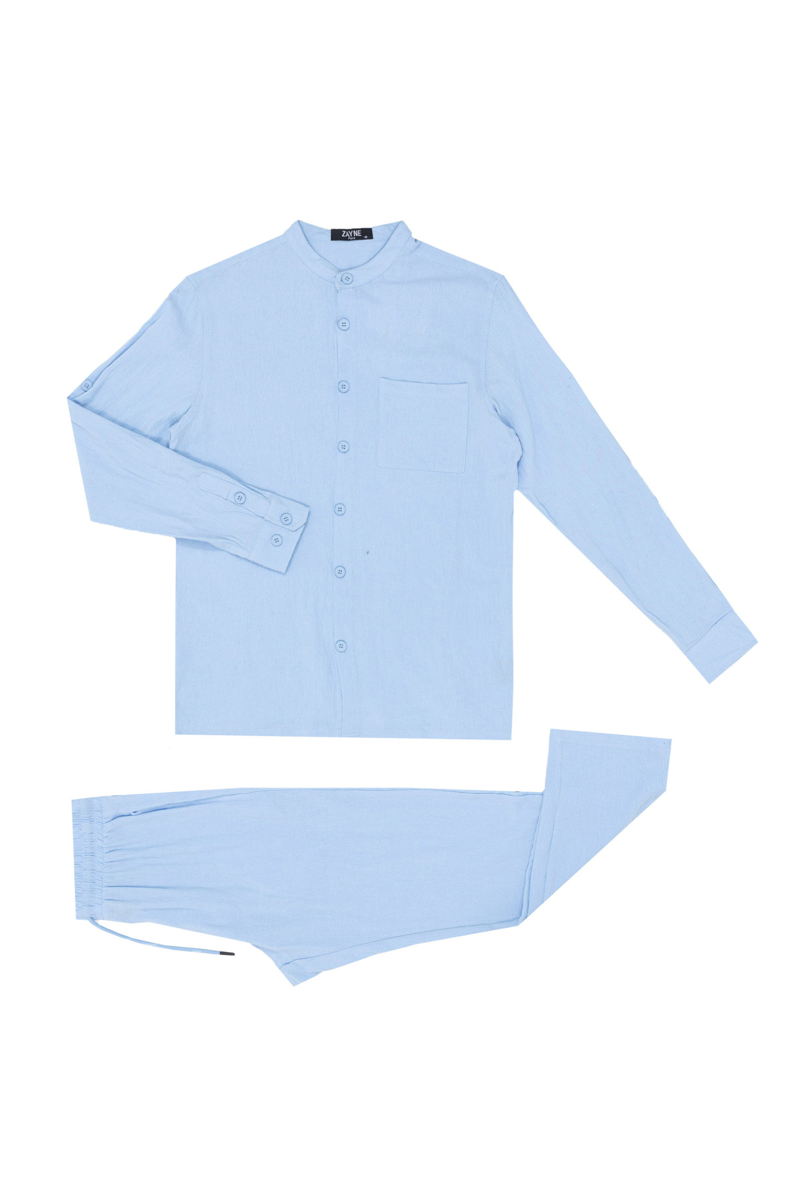 Grossista Zayne Paris - Completo camicia e pantaloni in cotone