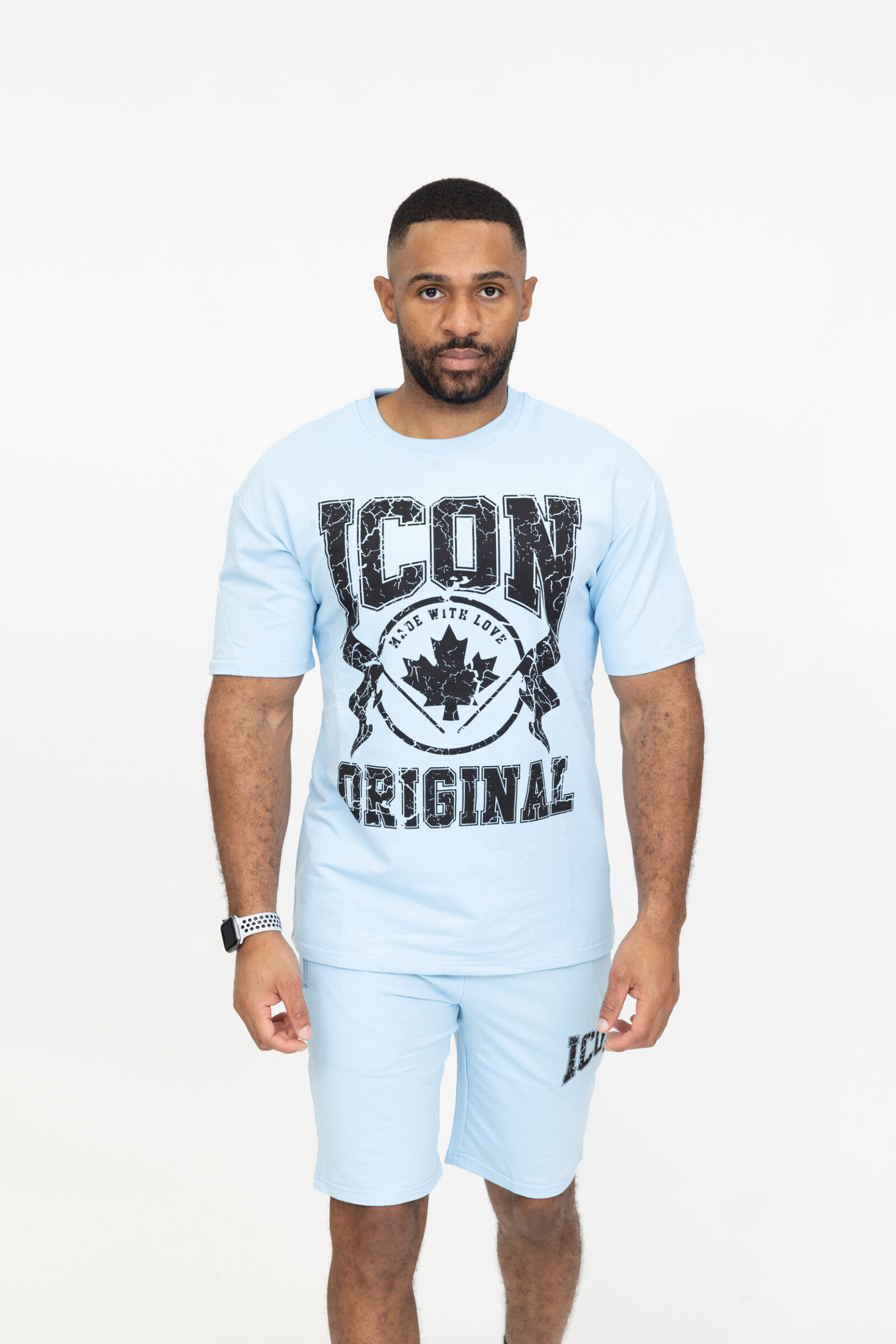 Grossiste Zayne Paris - Ensemble t-shirt short avec motifs