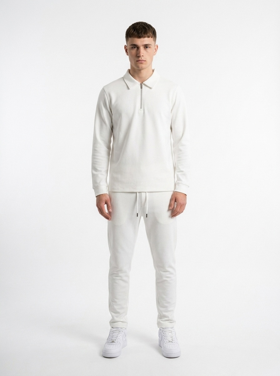 Grossiste Zayne Paris - Ensemble avec zip argenté sur le top