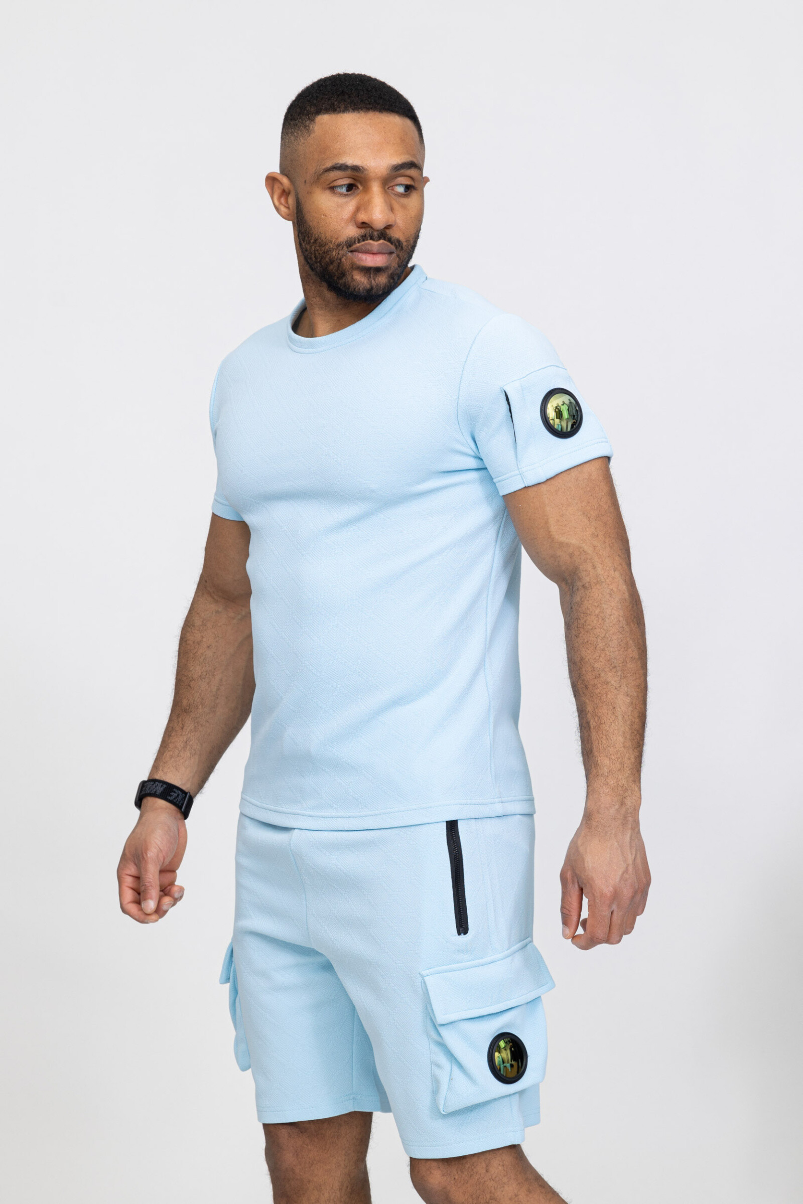 Grossiste Zayne Paris - Ensemble t-shirt + short avec poches