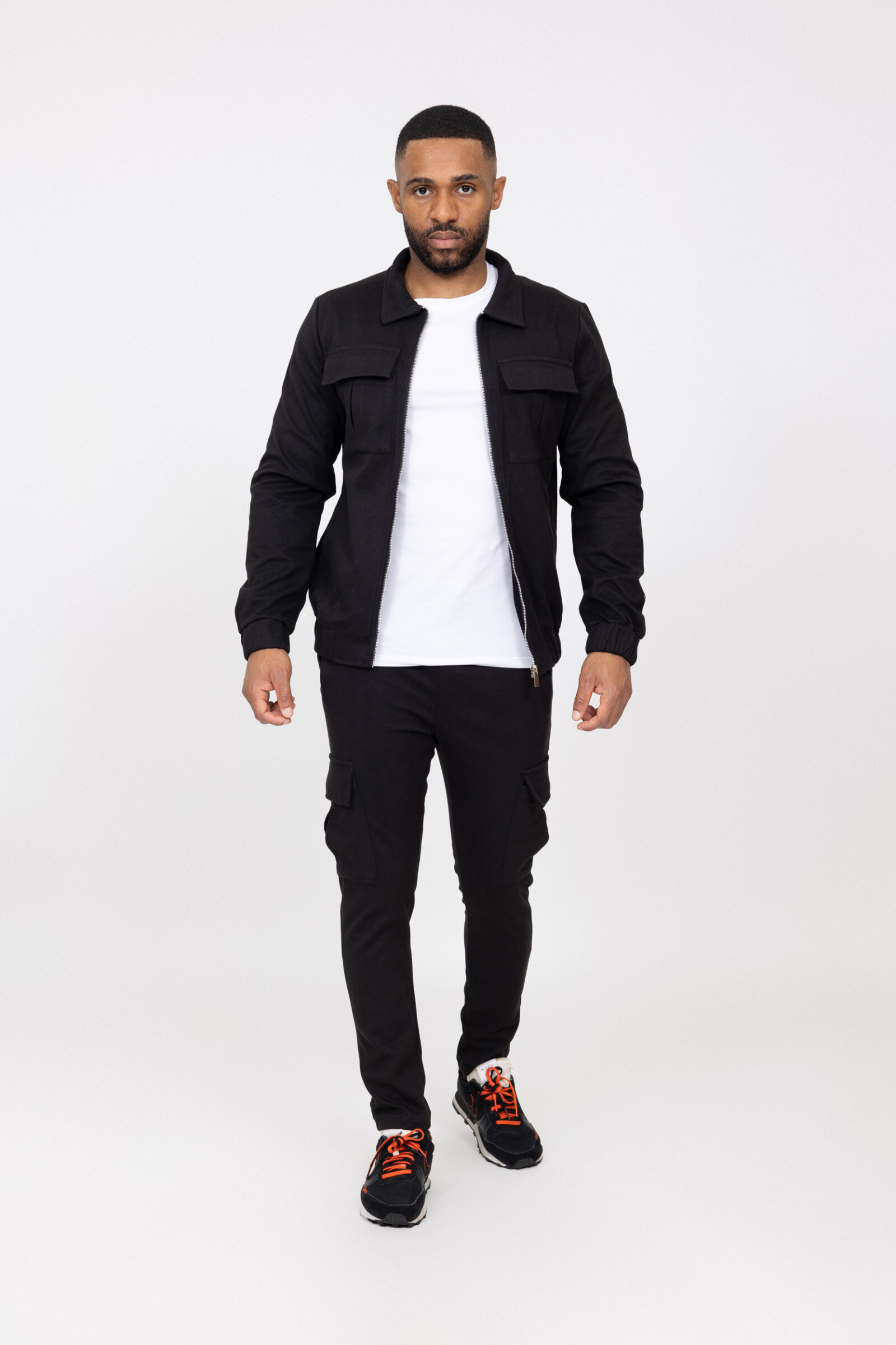 Grossiste Zayne Paris - Ensemble veste avec zip et pantalon