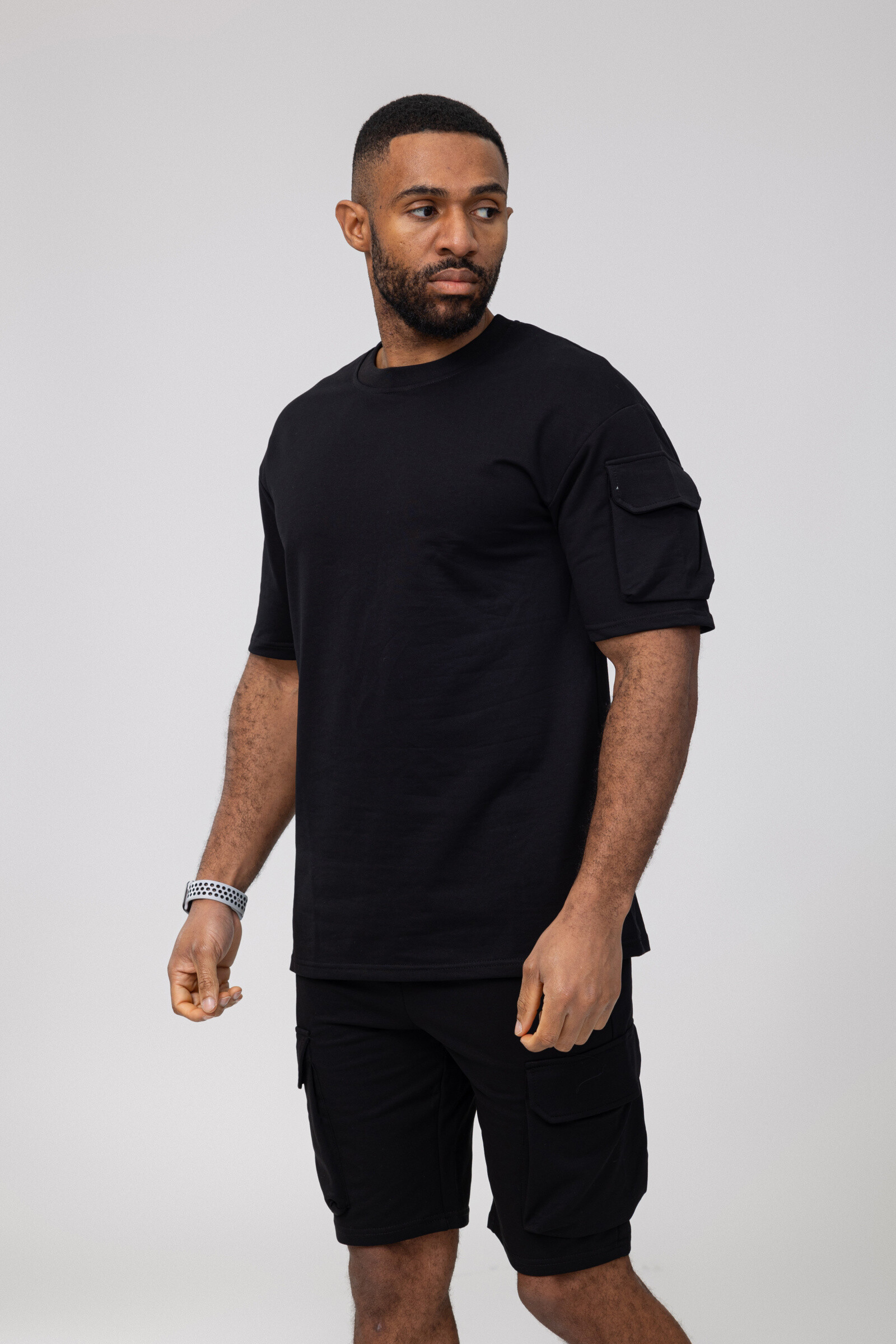 Wholesaler Zayne Paris - Plain t-shirt shorts set with pockets