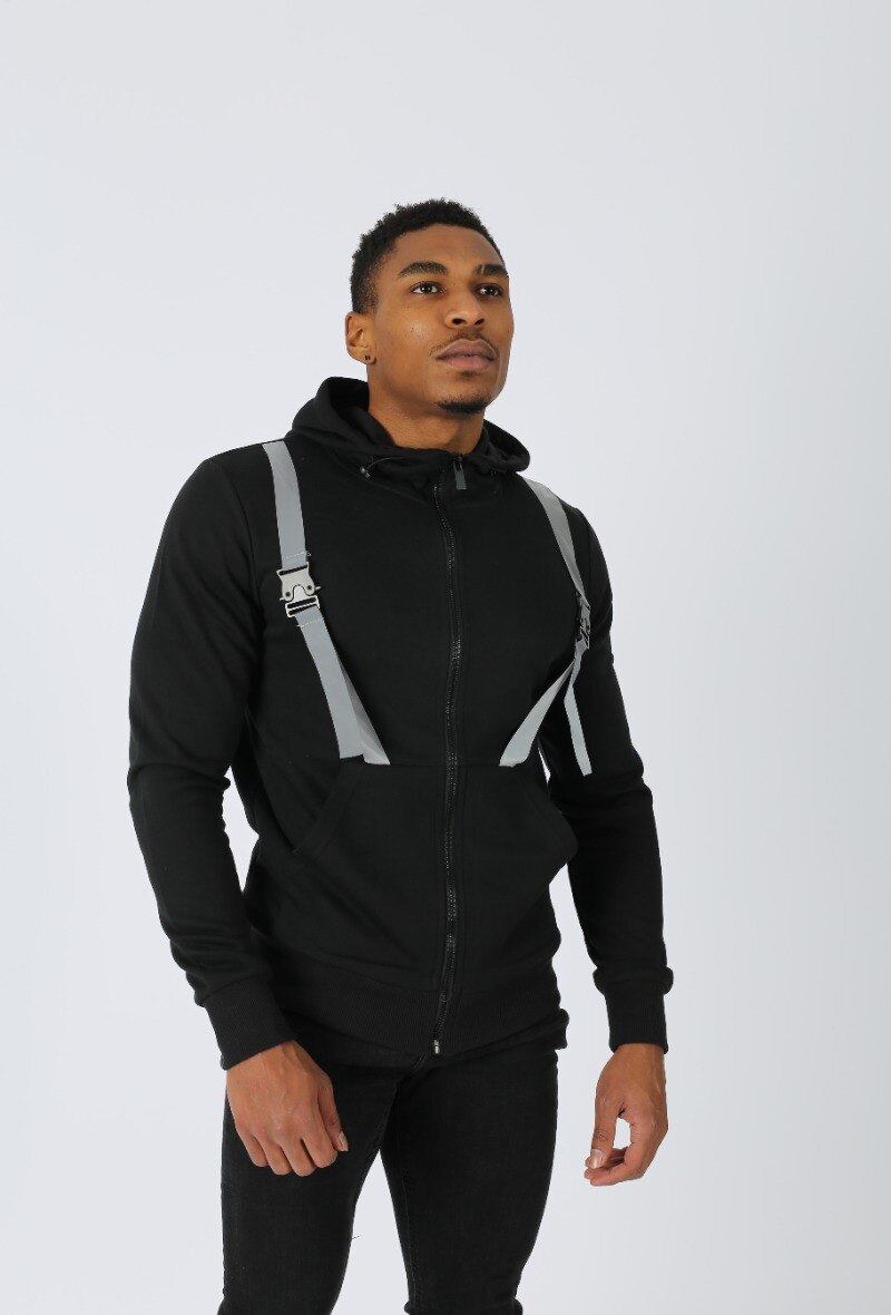 Grossista Zayne Paris - gilet con zip e banda