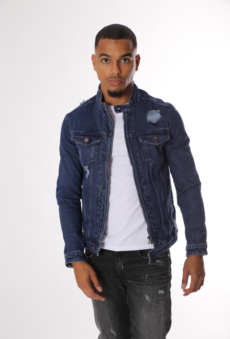 Grossiste Zayne Paris - Veste jean zip