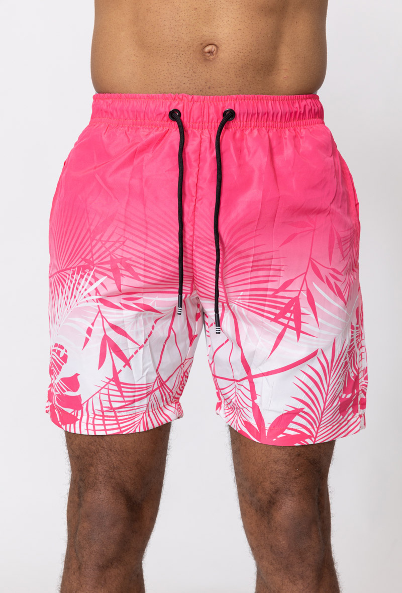 Großhändler Zayne Paris - Badeshorts mit Palmen-Print