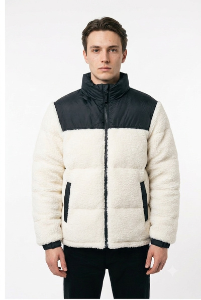 Wholesaler Zayne Paris - fluffy puffer jacket with hidden hood Wholesaler Zayne Paris - fluffy puffer jacket with hidden hood