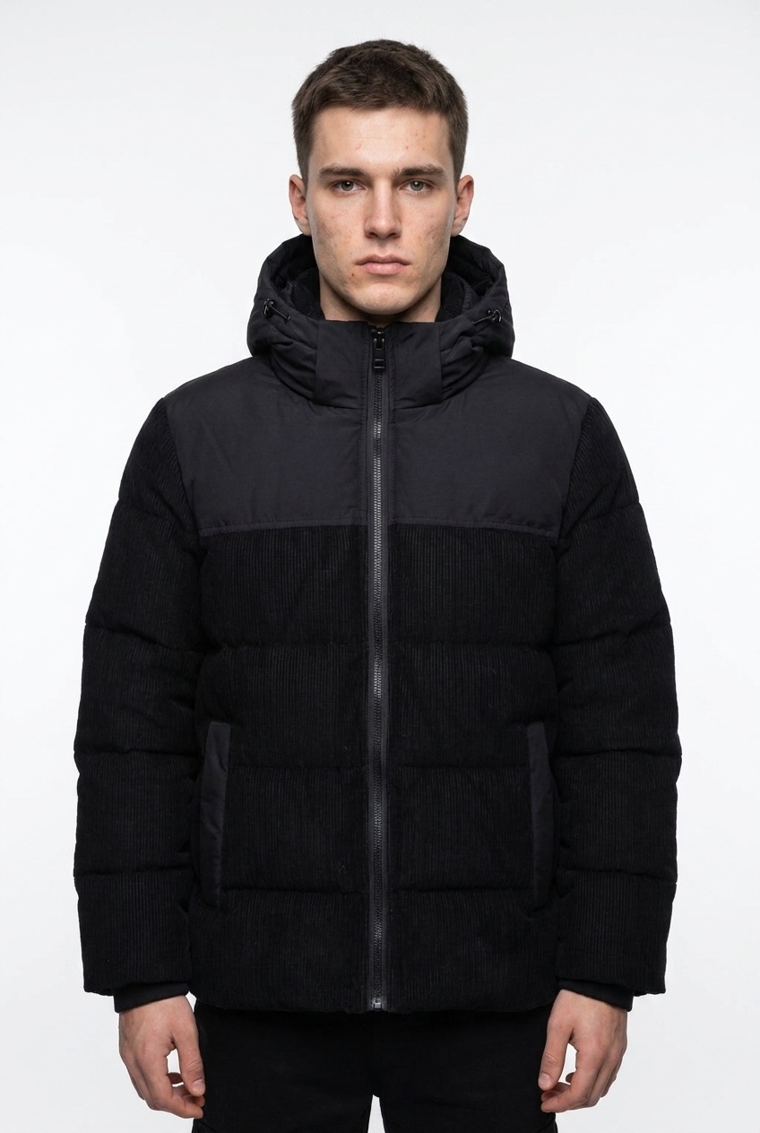 Mayorista Zayne Paris - chaqueta acolchada para hombre con capucha desmontable