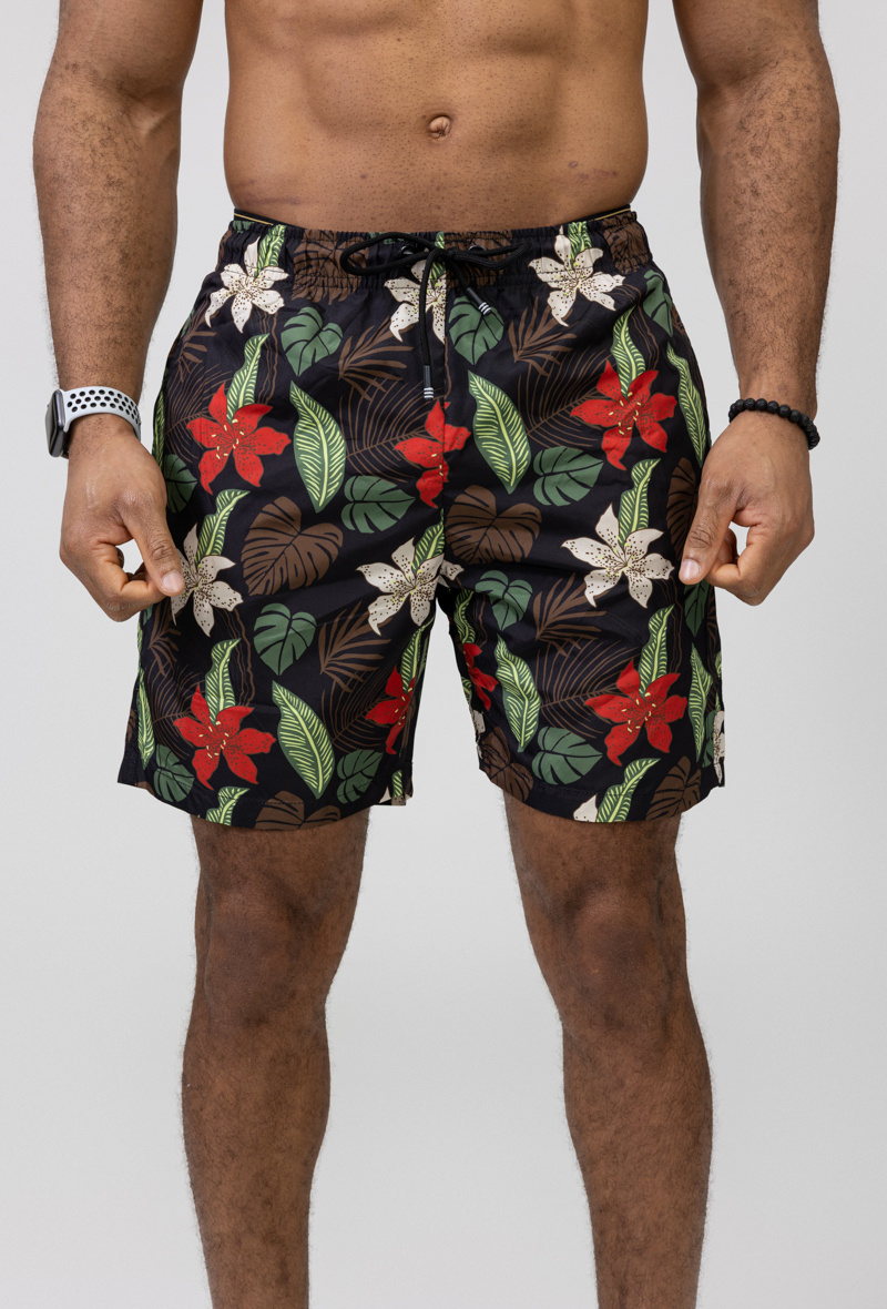 Grossiste Zayne Paris - Short de bain imprimé fleuri