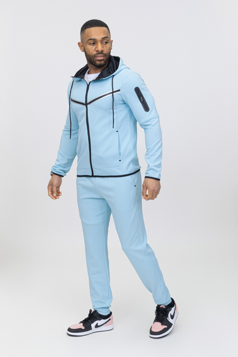 Grossiste Zayne Paris - Ensemble jogging avec capuche et zip