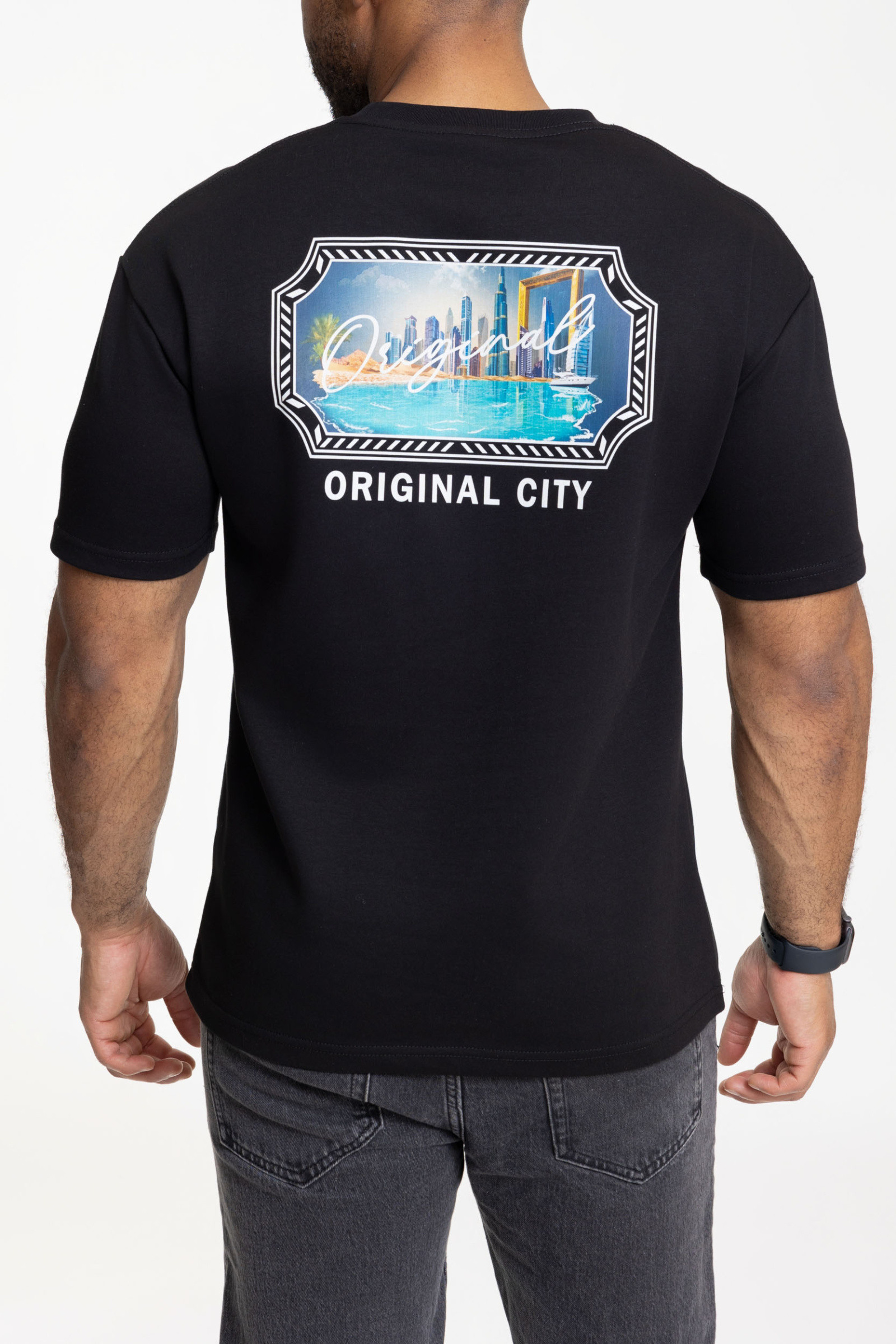 Großhändler Zayne Paris - Herren-T-Shirt mit Druckmotiv
