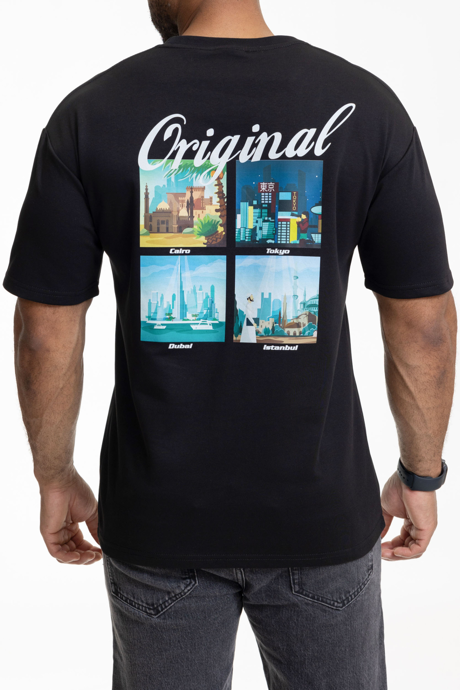 Grossista Zayne Paris - T-shirt stampata con motivo uomo