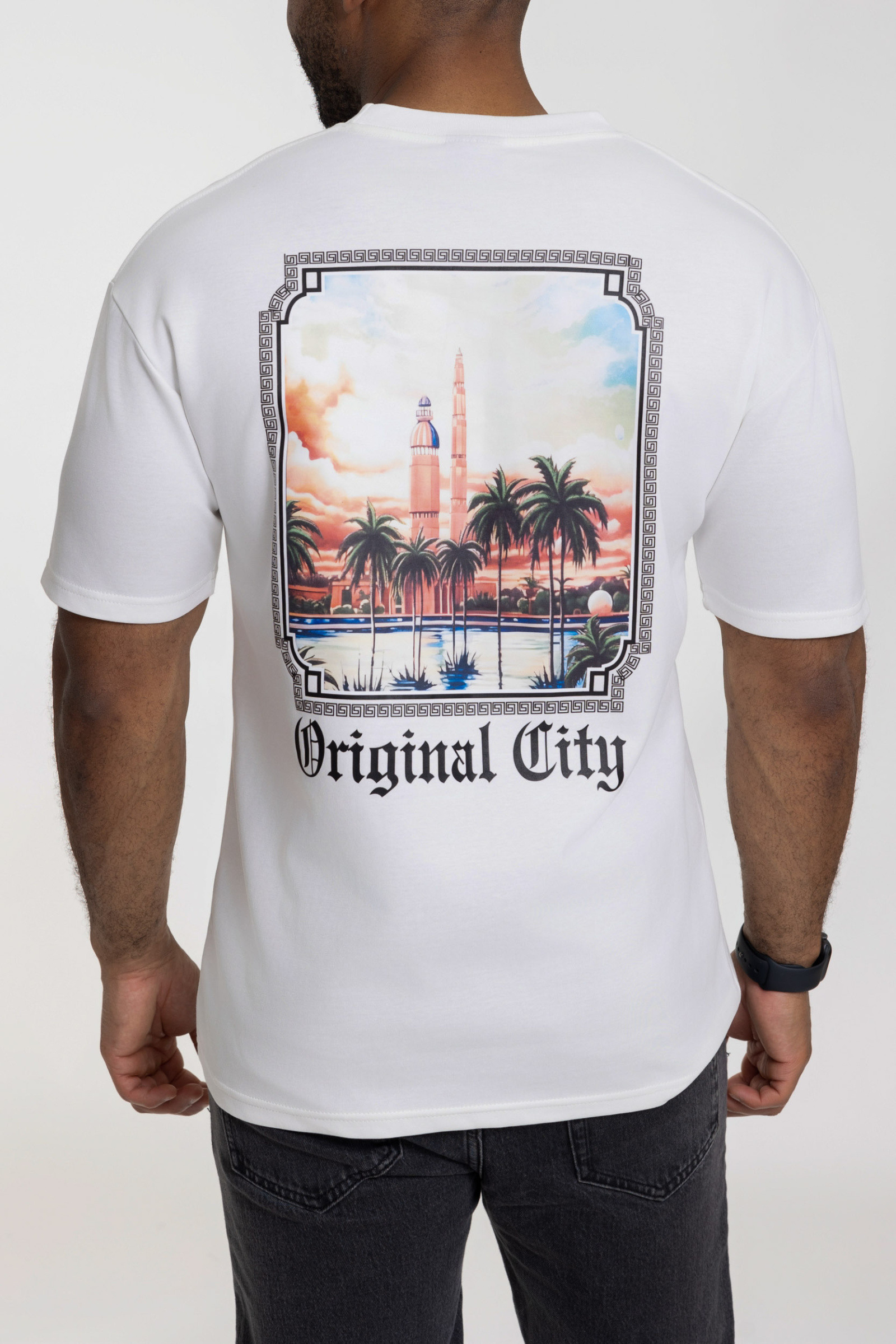 Wholesaler Zayne Paris - Printed T-shirt with men's pattern