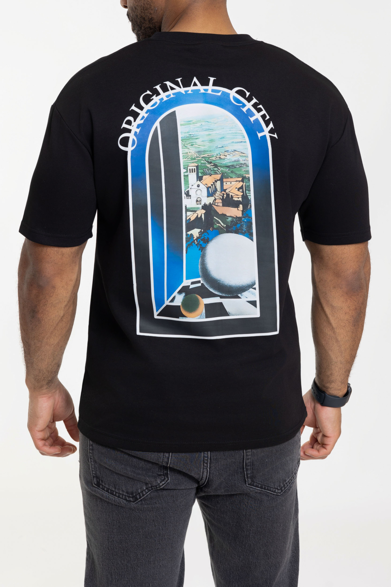 Grossista Zayne Paris - T-shirt stampata con motivo uomo