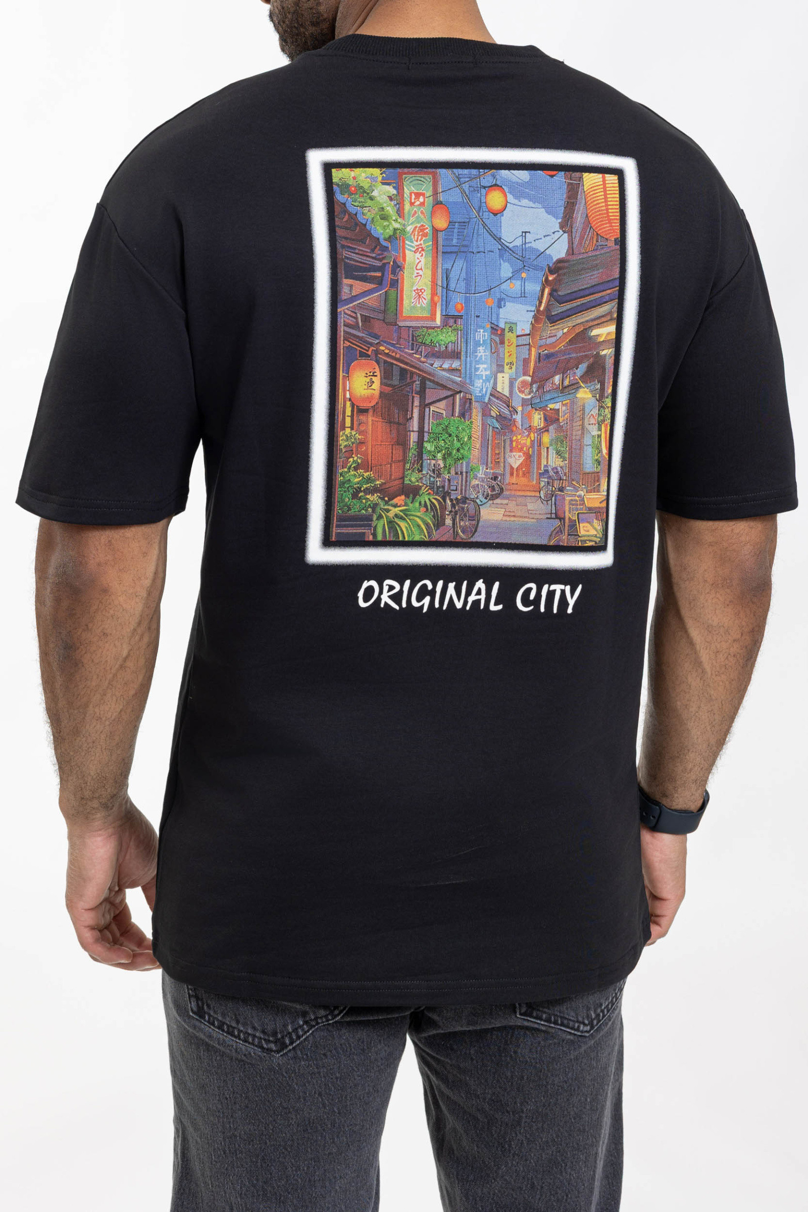 Wholesaler Zayne Paris - Printed T-shirt with men's pattern