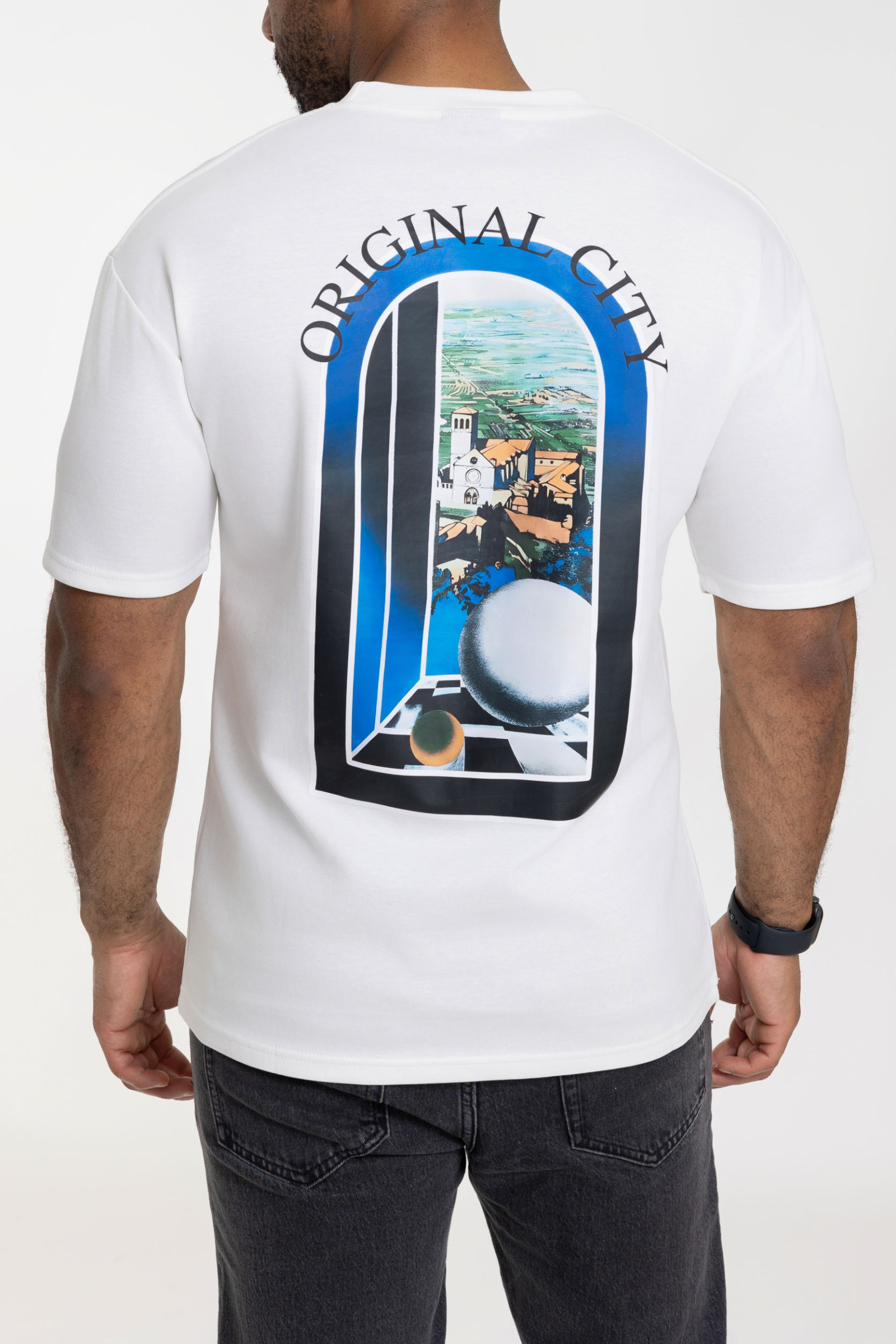 Grossiste Zayne Paris - T-shirt imprimé avec motif homme
