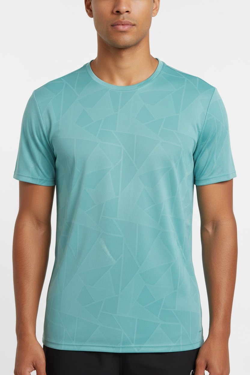 Großhändler Zayne Paris - Nylon-Sport-T-Shirt mit UPF+ und Muster