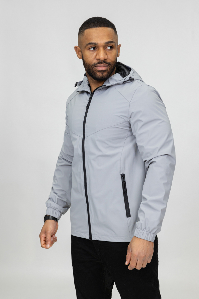 Grossista Zayne Paris - Giacca impermeabile con cappuccio e zip