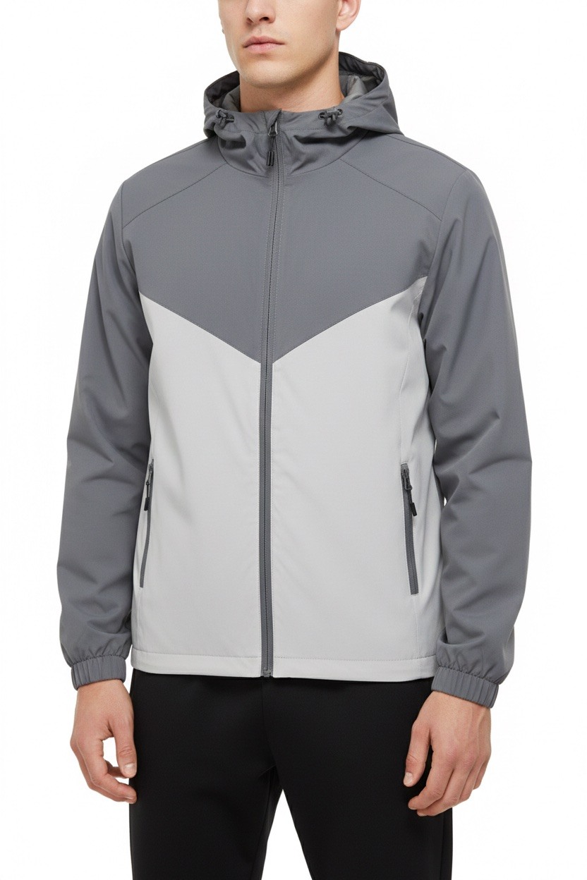 Mayorista Zayne Paris - Chaqueta con capucha repelente al agua para hombre