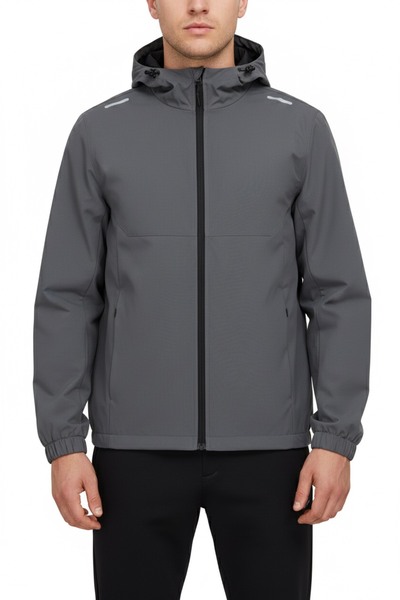 Großhändler Zayne Paris - Wasserabweisende Kapuzenjacke für Herren Großhändler Zayne Paris - Wasserabweisende Kapuzenjacke für Herren